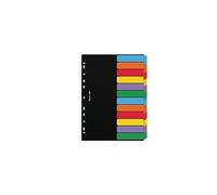 D26612 intercalaire de classement Porte-dossiers Noir, Multicolore