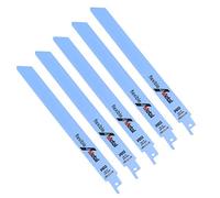 D2D 5pcs Lames de Scie S1122BF 225mm Sabre Alternatif a vu Lames de Coupe en métal pour Bosch
