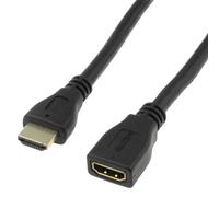 D2DIFFUSION Rallonge HDMI mâle femelle 2 m compatible 4K 3D et Ethernet