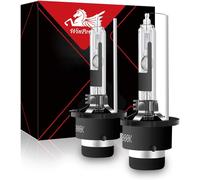 D2r Xénon Ampoule De Hid Kit De Conversion 35w 6000k Cool Blanc Métal Stents 12v Lampe Phare De Voiture, 2 Ampoules