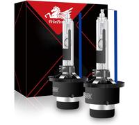 D2r Xénon Ampoule De Hid Kit De Conversion 35w 8000k Bleu Métal Stents 12v Lampe Phare De Voiture, 2 Ampoules