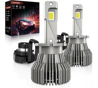 D2s D2r Ampoule Led 160w +700% De Luminosité 36000lm 6500k Cool White, Plug And Play Xenon Hid Lampe De Remplacement, Pas D'adaptateur Supplémentaire Requis, Pack De 2[Amp746498]