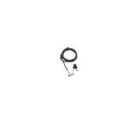 D31568 câble antivol Black 2 m - Câbles antivol (Black, Key, Laptop, Master Keyed, Steel, 2 m)
