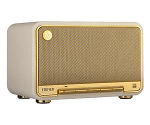 D32 - Enceinte Bluetooth Sans Fil de Bureau 60W RMS - Design Rétro - Blanc