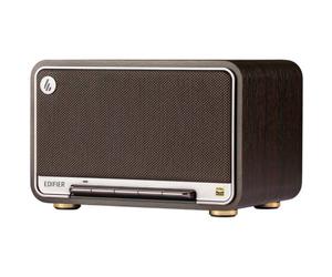 D32 - Enceinte Bluetooth Sans Fil de Bureau 60W RMS - Design Rétro - Noir