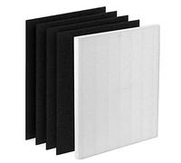 D360 Lot de 4 filtres de rechange D3 compatibles avec purificateur d'air Winix D360, filtre à charbon actif, numéro d'article 1712-0101-02, filtre HEPA D3