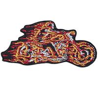 D371 - Ecusson Patch Brodé Thermocollant - 8 cm x 4 cm - Ghost Rider