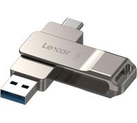 D40E 256 Go Double clé USB 3.2 Gen 1 Type-C Jump Drive,clé USB-C Flash Drive Matériau métallique Pivotant Conception Clé USB,Compatible avec l'iPhone 16
