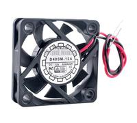 D40SM-12A 40mm High-Speed DC 12V Fan for Printers and Electronics - 7200 RPM, 2-Pin Connector