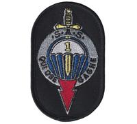 D500 - Ecusson Patch Brodé Thermocollant - 9,1 cm x 5,7 cm - Sas Qui Ose Gagne Force Spéciale 1er Rpima Parachutiste Armée Militaire