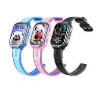 D55 Kids Smartwatch Android with GPS Tracker SIM Card Child Smart Watch for Calling, Location Tracking Safety Monitoring Smartwatch for Boys and Girls Pink