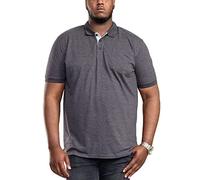 D555 Duke Polo pour homme King Size, charbon, 7XL