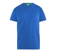D555 Duke T-shirt en coton pour homme Signature King Size, bleu, 7XL