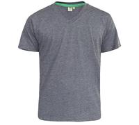 D555 Duke T-shirt en coton pour homme Signature King Size, charbon, 7XL