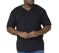 D555 Duke T-shirt en coton pour homme Signature King Size, Noir , 7XL Grande taille
