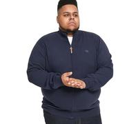 D555 Franco Basic Pull zippé pour homme Grande taille, bleu marine, 3XL