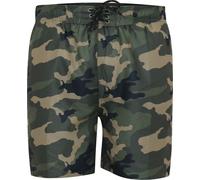 D555 - "Kody Aop" short de bain pour homme DC544 (M) (Vert camouflage)