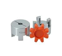 D55L78 Four Jaws Aluminum Plum Flexible Coupling electronic starter Shaft Connector Inner Dia 14-38mm For Large CNC Ballscrew Coupler Router NWPNLXEA(20mm to 26mm)