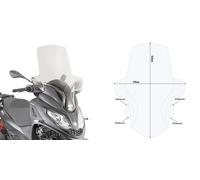 D5614ST GIVI Pare-Brise Pour Piaggio Mp3 300 HPE 2019 - 2024