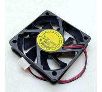 D60BH-12B 6015 6CM Cooling Fan, DC12V 2-Wire 2-Pin 0.40A Double Ball Bearing Fan