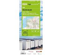 IGN – TOP100D62 : Pas-de-Calais – Échelle 1 : 100 000 – Atlas/Carte