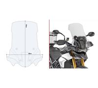 D6418ST Cupolino Triumph Tiger 900 Rally GIVI