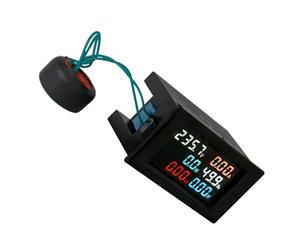 D69-2058 Tensions Courant Détection Compteur Puissance Numérique Testeur avec Écran LCD Avancé pour Applications Industrielles Indicateur Facteur Puissance