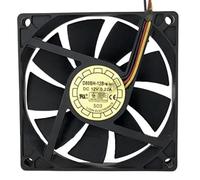 D80BH-12B 12V 0.22A 80MM Fan - 8CM 8015 3Wires DC Cooling Fan