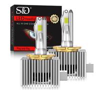 (D8S/D8R) 2pcs D1s D3s Led Headlight 360 Led Hid D2s D4s D5s D8s Canbus D1r D2r D3r D4r D5r D8r Xenon Bulbs Turbo Car Lamp 110w 70000lm