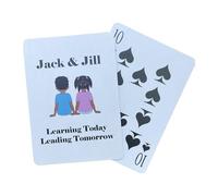 D9 Gifts Cadeau de sororité - Cartes de jeu souvenir, parfait pour les nouveaux membres, les fêtes d'anniversaire, la fête des fondateurs, les sœurs, les événements de service (Jack & Jill)