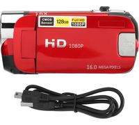 D90 1080p 16 MP appareil photo numérique 2,4 pouces caméscope rotatif 16x Zoom HD enregistreur vidéo avec le remplissage de lumière rouge clair