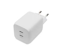 [DA-10063] DIGITUS Chargeur USB, 2x USB-C, 65 watts, blanc