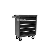 DA-25 5 tiroirs de rangement boîte à outils chariot matériel d'atelier Mobile multifonctionnel Auto réparation de voiture entretien boîte à outils armoire Outil de bricolage(B)