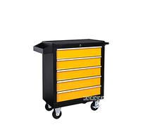 DA-25 5 tiroirs de rangement boîte à outils chariot matériel d'atelier Mobile multifonctionnel Auto réparation de voiture entretien boîte à outils armoire Outil de bricolage(D)