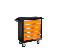 DA-25 Boîte à outils de rangement à 5 tiroirs Chariot d'atelier Matériel Mobile Multifonctionnel Réparation de voiture Entretien Boîte à outils Armoire Pour le bricolage(E)