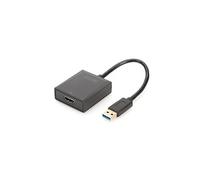 Digitus Adaptateur USB 3.0 vers HDMI 1080p (1920×1080) Noir Ampoule 220×160 mm
