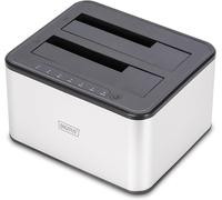 Da-71540-2 ¿ Station D'Accueil Sata Duale ¿ Usb 3.0 ¿ Pour Ssd Et Disques Durs 2,5""/3,5"" ¿ Sata 3 ¿ Avec Fonction De Clonage ¿ Plug & Play ¿ Gris