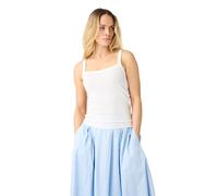 DÃ©bardeur Ã bretelles cÃŽtelÃ©es femme KnowledgeCotton Apparel Blanc XL