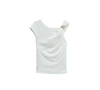 DÃ©bardeur Ã col asymÃ©trique femme Salsa Jeans Blanc L