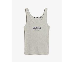 DÃ©bardeur Ã motif imprimÃ© femme Superdry Athletic Essential Gris S