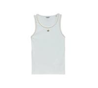 DÃ©bardeur avec fils lurex femme Salsa Jeans Basic Blanc S