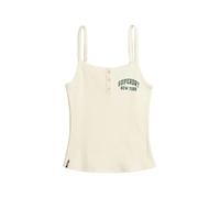 DÃ©bardeur boutonnÃ© avec motif femme Superdry Athletic Essentials Blanc M