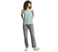 DÃ©bardeur brodÃ© coton bio femme Superdry Vintage Logo Turquoise XS