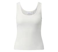 DÃ©bardeur cÃŽtelÃ© femme COMMA Blanc 36