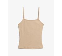 DÃ©bardeur cÃŽtelÃ© fin femme Superdry Marron XL