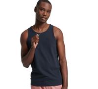 DÃ©bardeur coton bio Superdry Vintage Logo Bleu L