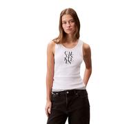 DÃ©bardeur coton Calvin Klein Blanc XL