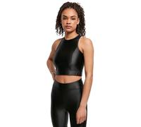 DÃ©bardeur court brillant femme Urban Classics Noir XS