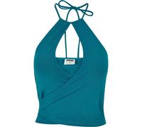 DÃ©bardeur court enveloppant femme Urban Classics Vert 2XL