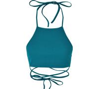 DÃ©bardeur crop trapÃšze cÃŽtelÃ© femme Urban Classics Vert XL